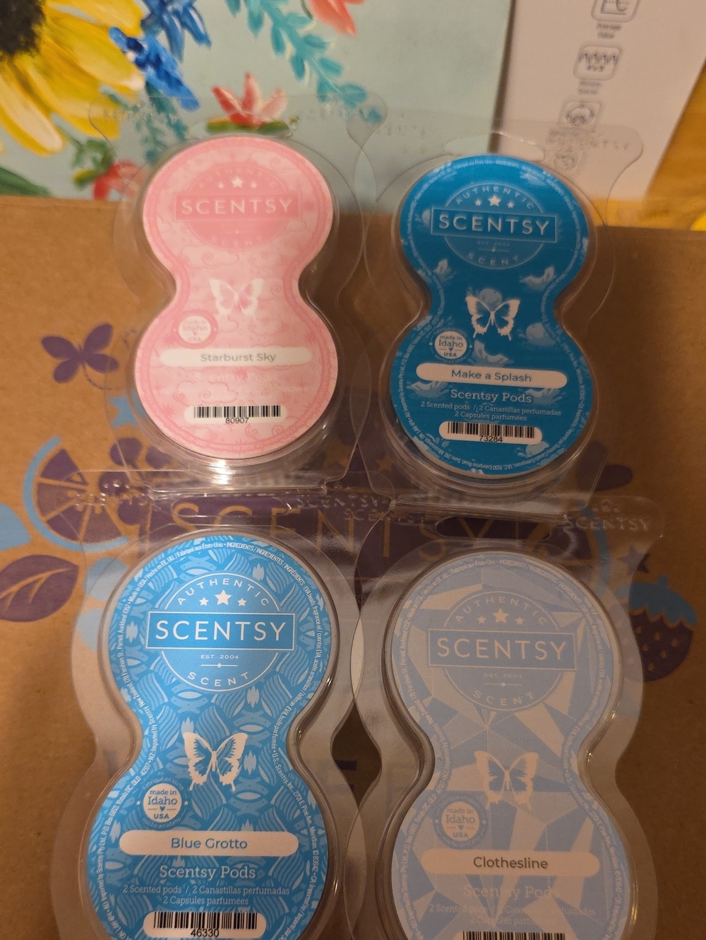 Scentsy Pod Pack - Pink & Blue Fragrance Pods